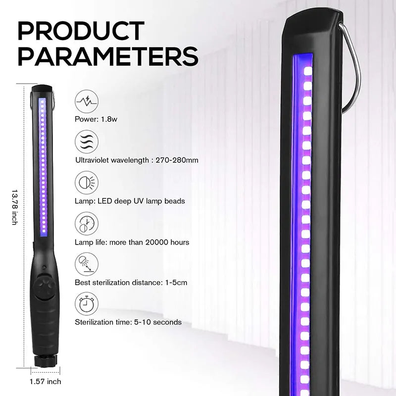 UV-C LED Portable Disinfection Stick