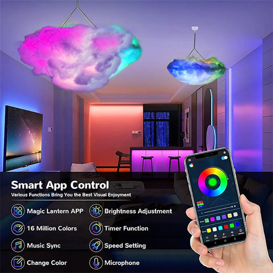 LED Cloud Lights with remote control