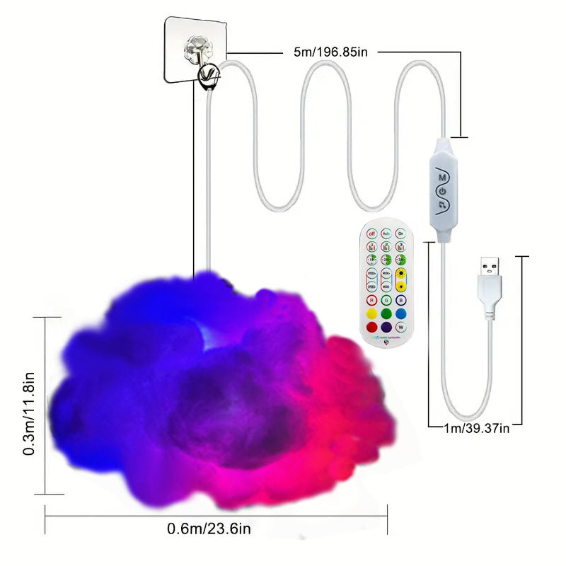 LED Cloud Lights with remote control